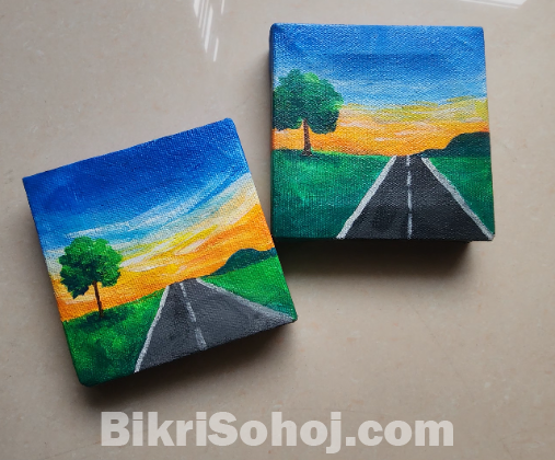 Handmade canvas painting